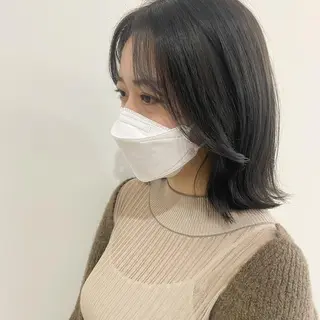 セミロング 川野 彩海のヘアスタイル