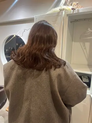 セミロング カラー CLOVE所属・下石怜子/レイヤー/ 透明感カラーのヘアスタイル