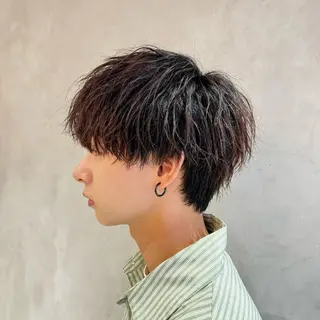 メンズ センターパート/ 暖色カラーayuのヘアスタイル