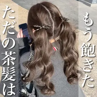 カラー 透明感カラー グレージュ/あいのヘアスタイル