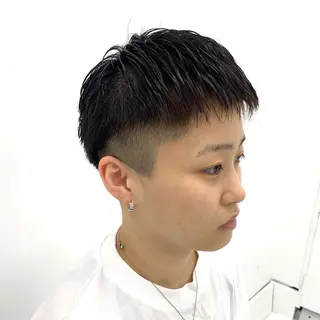 メンズ 柏メンズカットパーマ NO.1タイチのヘアスタイル