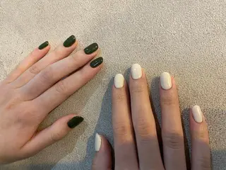 カラー ネイル scre as Etelのネイルデザイン