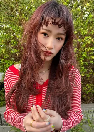 ロング ROZA germe所属・ROZAgerme 落海一花🦋のヘアスタイル