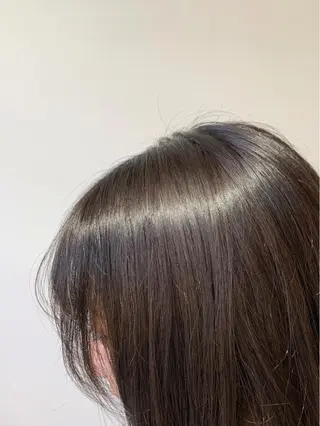 セミロング カラー 髪質改善特化 ミサワコウキのヘアスタイル