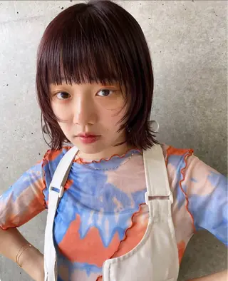 ミディアム ウルフカットモデル ✵HARUTOのヘアスタイル