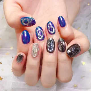カラー ネイル Q Free nailsのネイルデザイン