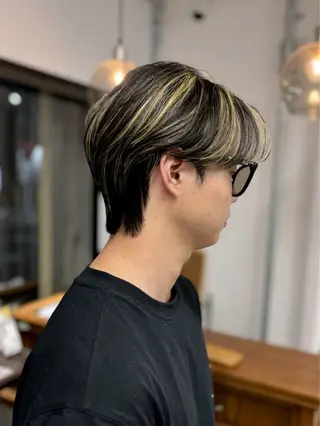 カラー パーマ メンズ darts所属・マツダ レンのヘアスタイル