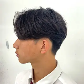 ミディアム パーマ メンズ 【柏メンズパーマ職人 】店長　KAZUMAのヘアスタイル