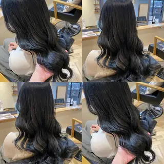 ロング カラー 艶カラー/韓国顔周り 🎀mamiのヘアスタイル