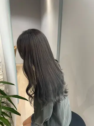 セミロング 𝐚𝐨𝐢/カット /パーマモデルのヘアスタイル