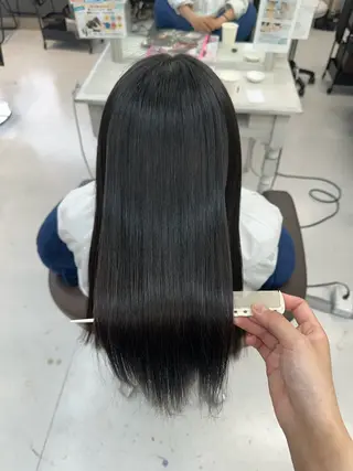 ロング 山崎結菜 🫧透明感カラーのヘアスタイル