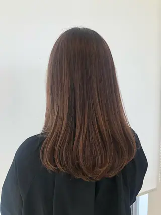 ロング カラー 松原 愛莉のヘアスタイル