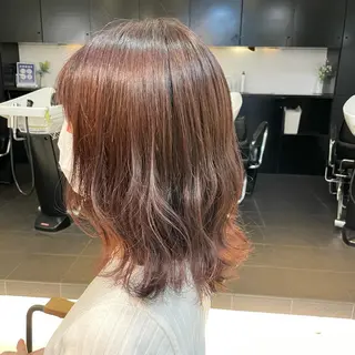 ミディアム カラー 透明感カラー/ 寺田千雅子のヘアスタイル