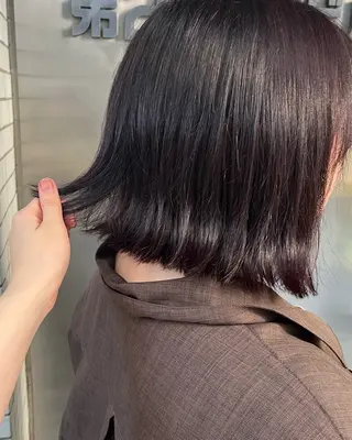 カラー 暖色艶カラー♥️ nagi♥️のヘアスタイル