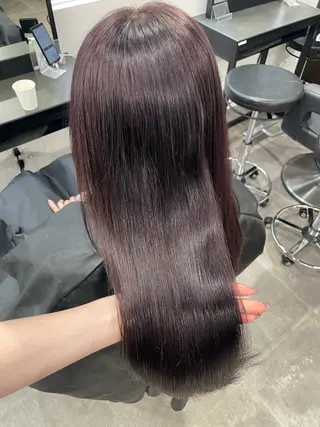 ロング カラー 🎀暖色/ラベンダー /paru🤍のヘアスタイル