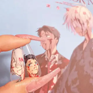 ネイル 🎀 Mayu 🎀痛ネイルのネイルデザイン