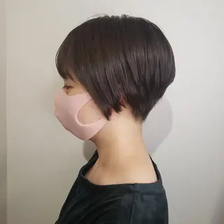 ショート 🇰🇷透明感×ハイ トーン🌟tomoのヘアスタイル
