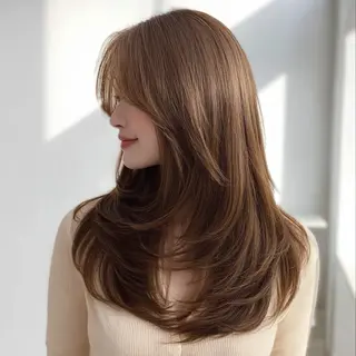 ロング 三澤 陽のヘアスタイル