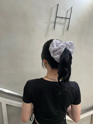 ロング カラー 佐藤 永夏のヘアスタイル