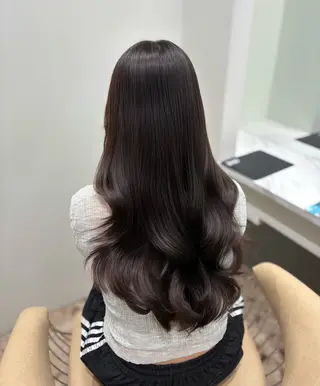 ロング レイヤーカット┊ 透 明感カラー┊ YUIのヘアスタイル