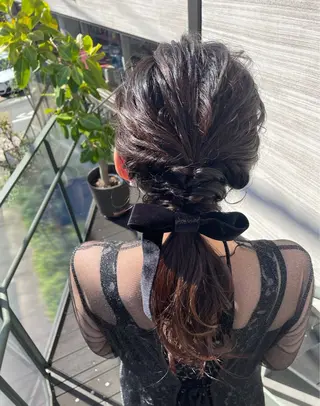 ロング カラー 韓国風/オシャレ /縮毛矯正/滝口琴未のヘアスタイル