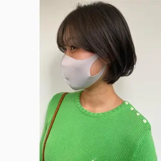 ショート カラー パーマ ヘアアレンジ 🐶 アヤカのヘアスタイル