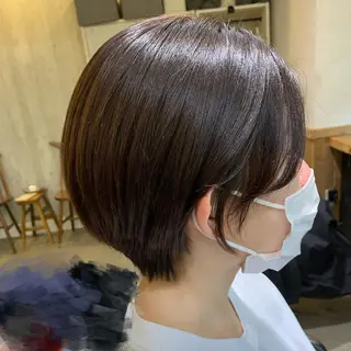 ショート カラー ノグチ ナツコのヘアスタイル