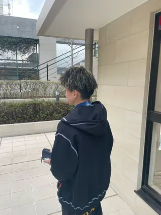 カラー パーマ メンズ 辻野 光希のヘアスタイル