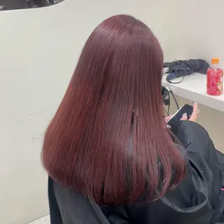 セミロング 🎀🫧透明感 ピンクラベンダー💟のヘアスタイル
