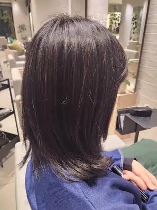 ミディアム カラー 💜艶髪カラー💜 🎶富川美希🎶のヘアスタイル