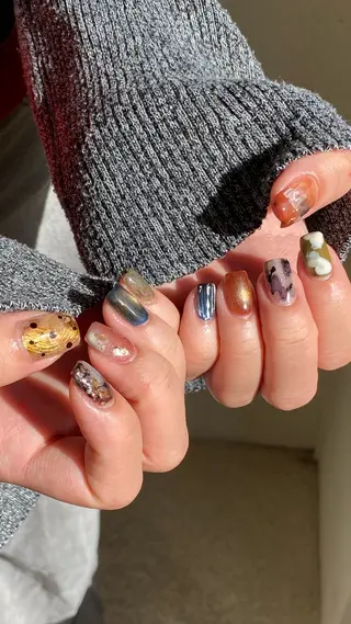 ネイル 草加ニュアンスネイル 🌚hersのネイルデザイン