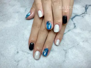 ネイル ネイルリボン 伊藤のネイルデザイン