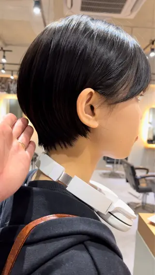 ショート レイヤーカット/ ブリーチカラー/雅人のヘアスタイル