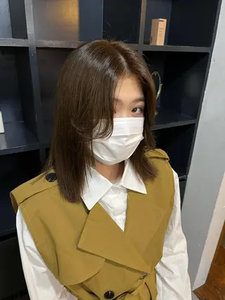 ミディアム SALOWIN新宿三丁目frente所属・髪質改善/艶カラー MISATOのヘアスタイル