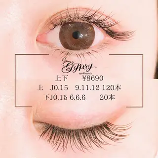 マツエク・マツパ Gypsy 錦糸町のマツエク・マツパデザイン