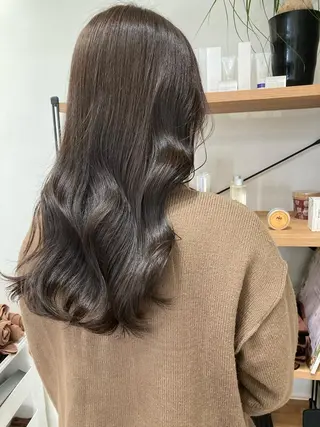 ロング ✨色持ちの良い艶 カラー✨蟹江真世のヘアスタイル
