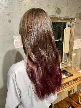 ロング 坂本 勇将のヘアスタイル