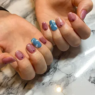 ネイル To Me Nail所属・🩵 mei🩵のネイルデザイン