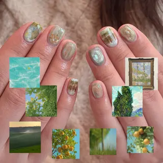 ネイル 🎀 Hiyubi._.nail 🫧所属・🎀フェイ フェイ🫧💗のネイルデザイン