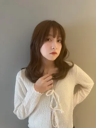 セミロング カラー ✂️似合わせの魔術師 石田一樹✂️のヘアスタイル