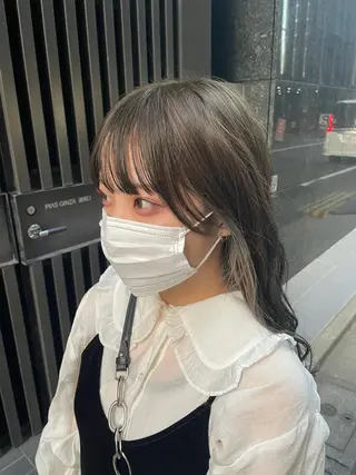 ロング カラー 小林 伯熙のヘアスタイル
