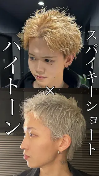 カラー メンズ 福井祥太／海外風 /プードルパーマのヘアスタイル