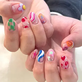 ネイル 新井 ひなののネイルデザイン