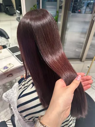 ミディアム 縮毛矯正/似合わせ ヘア/Hitomi☻のヘアスタイル