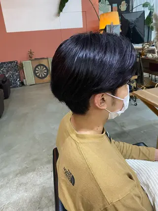 ショート カラー ヘアアレンジ メンズ ネイル マツエク・マツパ アイブロウ chapter問屋町 💘小室明華のヘアスタイル