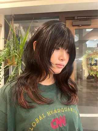 セミロング hairspaPAZ所属・🌿miu /目黒区 / 透明感カラー🌿のヘアスタイル
