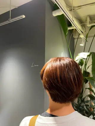 ショート カラー 佐藤 彩弥のヘアスタイル