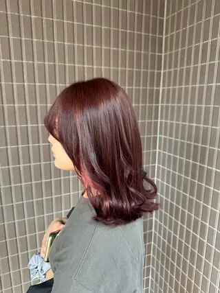 カラー 幕田 希耀美のヘアスタイル