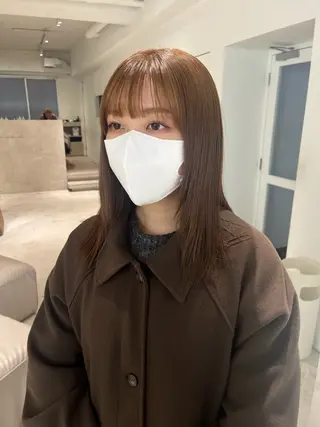 セミロング 透明感color ˚✧₊amuのヘアスタイル