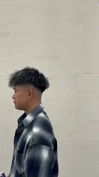 カラー パーマ メンズ 一宮/稲沢/あま市 /小林好裕のヘアスタイル